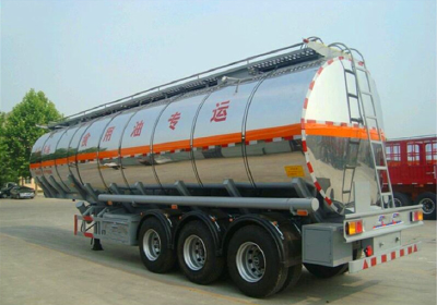 stainless Fuel Tanker Semi Trailer Tanker Trailer