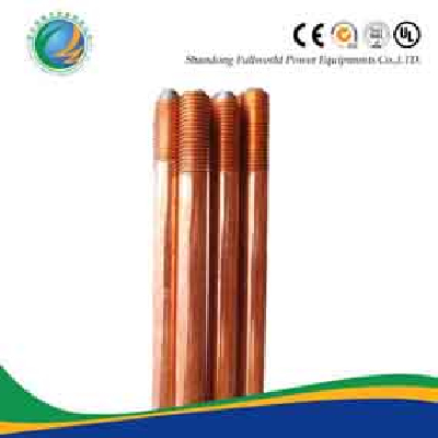 Copper plating copper bonded earthing rod