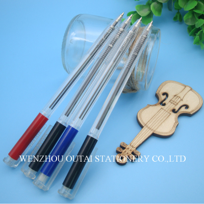 OUTAE Plastic Click Pen Smooth Fast Writing Ball PenPromotionalGiftPenLogo Pen OT-510