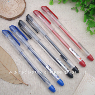 OUTAE Plastic Gel Pen Smooth Fast Writing BallPenPromotionalPenLogo Pen OT-102-A