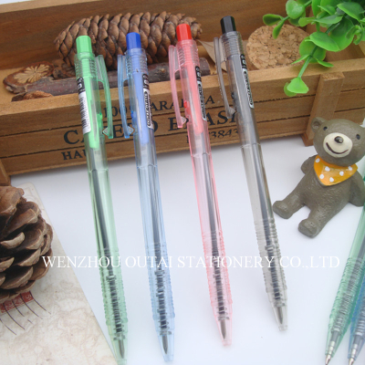 OUTAE Plastic Click Pen Smooth Fast Writing BallPenPromotionalGiftPenLogo Pen OT-116-A