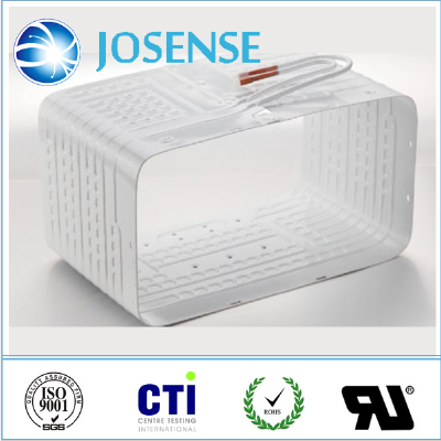 O type refrigeration blown expansion evaporator, evaporating plate
