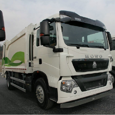 HOWO 12m3 Rear-Loading Compressed Refuse Truck