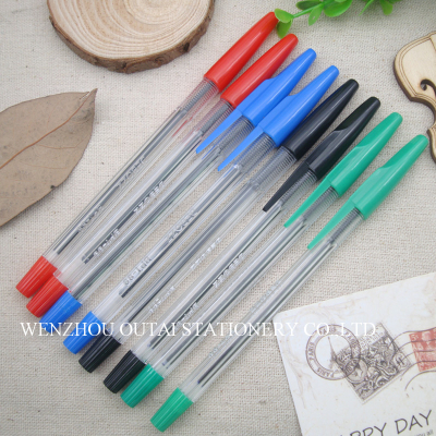 OUTAE Plastic BallPoint Pen Smooth Fast Writing BallPenPromotionalPenLogo Pen OT-203