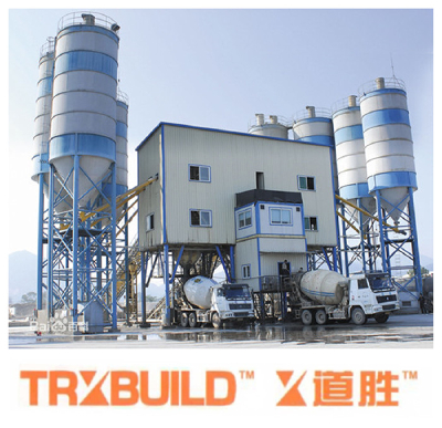 Concrete Mixing Plant 90-109m3/h productivity, use for construction project