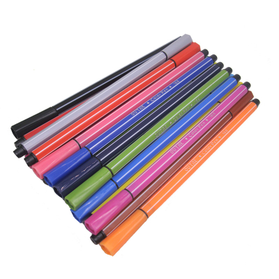 OUTAE Plastic Water Color Pen Colorful 18 pcs Art MarkerWaterColorPenSetFor Kids Drawing OT-166