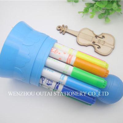 OUTAE Plastic Water Color Pen Air Spray Pen  Art Marker WaterColorPenSet For Kids Drawing OT-658-12