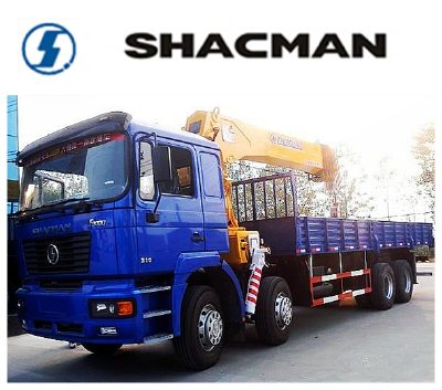 8T Truck Mounted Crane, SHACMAN Chassis and XCMG Telescopic Crane boom