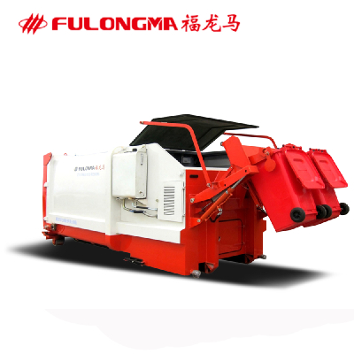 Fulongma ZTX Movable Refuse Compactor Garbage Compression Machine